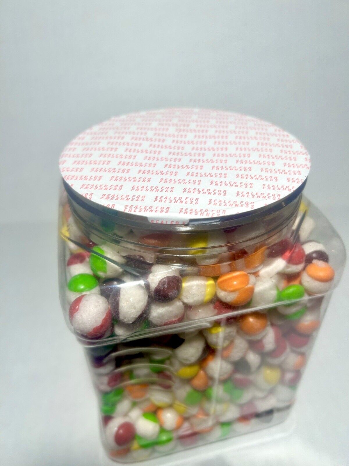 Freeze Dried Bulk Candy Original Rainbow Crunch 54oz Container Made To Order