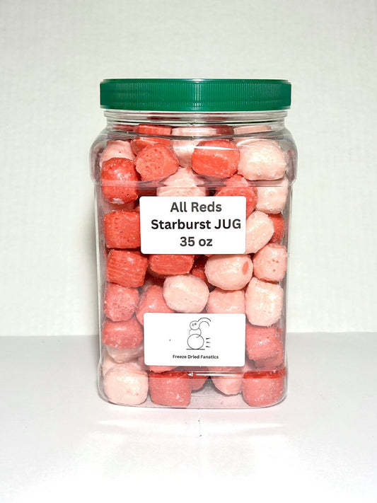 Freeze Dried Bulk Favorite Reds Asteroid Burst Candy Made Fresh 64oz Container