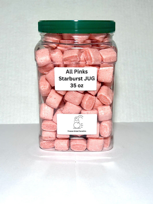 Freeze Dried Candy All Pink Colors Asteroid Burst Made Fresh 64oz Container